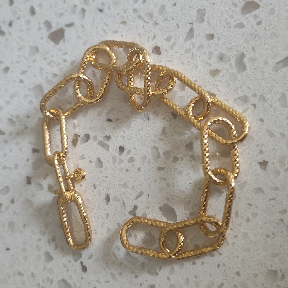 MONICA VINADER Alta Textured Chain Bracelet - Picture 7 of 10